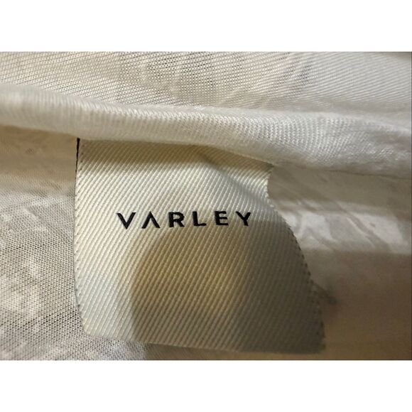 Varley Women's Burnout Melba Sleeveless Athleisure Muscle Tank Top White Large - Picture 10 of 10